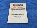 Wisconsin Acn Bkn Air Cooled Engine Shop Manual & Parts MM-270-B. Fixed Price $29.95.