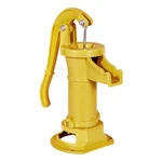 Uimoso Antique Cast Iron Manual Water 25FT Hand Pitcher Pump, Yellow Finish. Fixed Price $42.99.