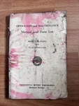 Continental Engine & PY-112 Power Unit Manual Parts List Missing Front. Fixed Price $18.22.