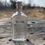 Antique Thomas Edison Special Battery Oil Bottle. Embossed, Cork Top, Clear. Fixed Price $8.00.