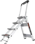 Safety Ladder 4 Steps With Bar, 2 X 11-INCH For Stability. Fixed Price $483.99.