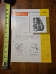 Farymann Diesel 4 Stroke Air Cooled Engine Type 1966 Pager. Fixed Price $19.99.