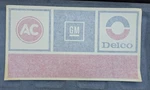 Vintage Gm General Motors Decal Ac Delco New Old Stock Automotive Advertising 2. Fixed Price $44.99.