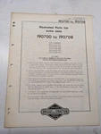 Briggs & Stratton Illustrated Engine Repair Parts List Book Manual 190700-190708. Fixed Price $14.56.