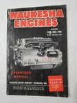 Waukesha 180 185 190 Gasoline Engine Operator Manual Book 1500-E Edition 6 Vtg. Fixed Price $16.99.