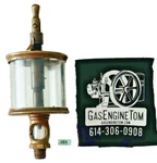 Michigan Lubricator No 3 Brass Oiler Hit Miss Engine Steam Antique Vintage 1/4". Fixed Price $49.99.