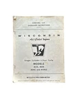 Vintage Wisconsin Engines Starting Operating Instructions Models Acn Bkn Aenl. Fixed Price $8.00.
