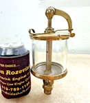 Lunkenheimer No. 5 Crown Swing Top Brass Oiler Gas Hit Miss Old Steam. Fixed Price $349.95.