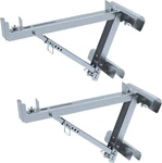 Ladder Jacks 2 Pack Metaltech Scaffolding Platform,two-rung Short Body Exten. Fixed Price $156.99.