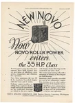 1929 Novo Engine Co. Ad: Rollr 35 Hp Four Cylinder - Lansing, Michigan. Fixed Price $21.84.