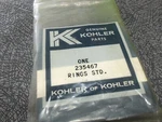 Genuine Kohler Std Ring Set Sealed Bag 235467. Fixed Price $17.95.