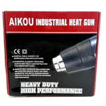 Aikou 1800W Industrial Heat Gun Heavy Duty Hot Air Tool Attachments Open Box (c). Fixed Price $18.99.