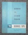 Gm Delco-remy Distributor Coil Generator Regulator Service Tips Book Manual 1961. Fixed Price $39.00.
