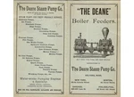 Deane Steam Co Ad Holyoke Ma Boiler & Heavy Pumps 1880S Iron Works. Fixed Price $19.99.