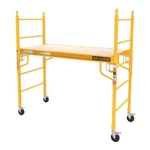 Metaltech 6FT Baker Style Scaffold Platform With Safety Guard Rails & Outriggers. Fixed Price $536.22.