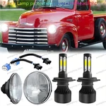 2PCS For Chevy Truck 1947 1948-1957 7"INCH Headlight Hi-lo Beam Bulbs Round Lamp. Fixed Price $59.99.