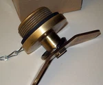 Military Solid Brass Fuel Filler Gas Cap, 1.875" Thread, Nsn 7310-01-280-0458. Fixed Price $24.95.