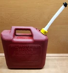 Made In Usa 5 Gallon Red Briggs And Straton Gas Can. Fixed Price $27.95.