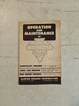 Vintage Clinton V-100 AV-3100 Engine Operations & Maintenance Manual. Fixed Price $9.95.