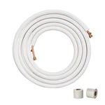Uimoso 1/4" X 3/8" 25FT Mini Split Ductless Line Set Insulated Copper Tubing Ac. Fixed Price $85.99.