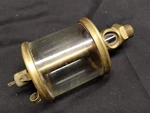 Nice Antique Brass & Glass Lunkenheimer Fig 1300 Sentinel No. 4 Oiler. Fixed Price $45.00.