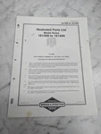 Briggs Stratton 161400 161499 Illustrated Parts List Manual Catalog Book 1989. Fixed Price $14.99.