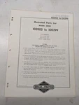Briggs & Stratton Illustrated Engine Repair Parts List Book Manual 100202-100299. Fixed Price $18.38.