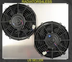 New Aluminum Radiator Shroud W/ 10" 67 68 69 Chevy Camaro 21" Core. Fixed Price $209.00.