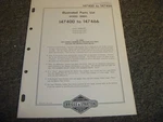 Briggs & Stratton Model Series 147400-147466 Engine Illustrated Parts List Xz. Fixed Price $70.56.