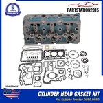 Fits Kubota Tractor D850 D950 Complete Cylinder Head W/valve &full Gasket Kit. Fixed Price $298.98.