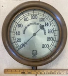 Large 15" Antique Ashcroft Gauge Armour Institute Technology Steampunk. Fixed Price $695.00.
