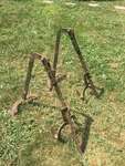 Vintage Pair Adjustable Steel Ladder Jacks Roofing Scaffolding. Fixed Price $131.75.