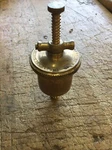 1 Vintage Lunkenheimer Mfg.cin Oh Ideal Brass Grease Cup Hit & Miss. Fixed Price $60.00.