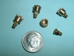 (4) Super Mini Model Hit & Miss Gas Engine Brass Grease Cups. Fixed Price $39.00.