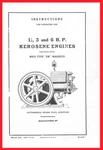 Ihc 1-1/2 3 6 Hp Stationary Engine International Owner's Manual Wico Ek Mag. Fixed Price $25.00.