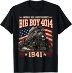 Big Boy 4014 Vintage Steam Locomotive Railroad Train Engine T-shirt. Fixed Price $14.99.