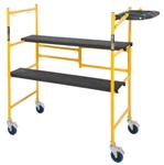 Metaltech Jobsite Series Baker Mini Scaffold Platform With Wheels Tool Shelf. Fixed Price $149.89.