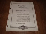 Briggs & Stratton Illustrated Parts List Model Wibp Wr Form MS-1898-37-2.5. Fixed Price $9.99.