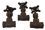 (3PCS) 1/4 Brass Valve Lunkenheimer Made In Usa Fig. 906BS Nos. Fixed Price $50.00.