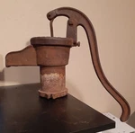 Antique Myers Bros Co Ashland Oh Cast Iron Hand Water Well Pump 20LBS. Fixed Price $84.00.