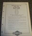 Briggs & Stratton Model Series 19-R6D Engine Illustrated Parts List Manual Xz. Fixed Price $80.07.