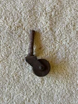 3" Iron Antique Caster 1" Wooden Wheel Furniture Reclaimed Salvaged. Fixed Price $14.98.