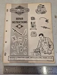 Briggs & Stratton Repair Instructions Iv Manual MS-4750-70 All 13 Sections. Fixed Price $49.95.