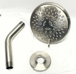 Pfister Shower Head 973-226J Brushed Nickel 5 Function Arm,washer,plate. Fixed Price $38.00.
