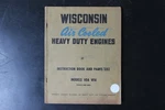 Wisconsin VE4 VF4 Engine Manual Instruction Book Parts List Mm 265. Fixed Price $29.99.