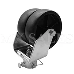 6" Dual Trailer Jack Wheel Caster Fits Any Better Soft Ground Roll. Fixed Price $29.99.