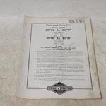 Briggs & Stratton Illustrated Parts List Model Series 80700-80797 81700-81797. Fixed Price $9.95.