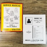 Briggs Stratton Fh Engine Service Repair Operator Operating Parts Shop Manual. Fixed Price $15.97.