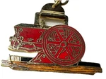 Vintage New Holland Hit Miss Engine Farming Farmer Crops Keychain. Fixed Price $26.99.