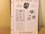 Eisemann Magneto Model 71-J Used Onan Electric Plants Parts Catalog Manual. Fixed Price $22.95.